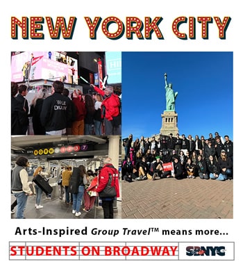 Students on Broadway home page – sidebar